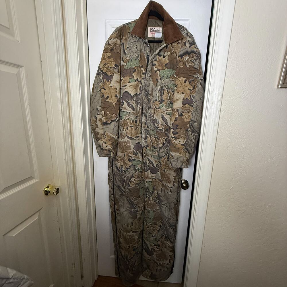 Walls Blizzard-Pruf Camo Insulated Coveralls USA Made Thinsulate Hunting